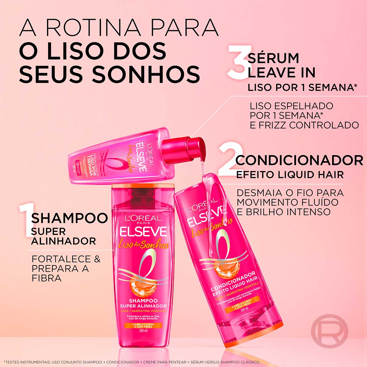 Shampoo Elseve Liso dos Sonhos 400ml