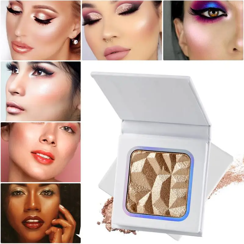 8 color Private Label Single Bronzer Powder Makeup Highlighter