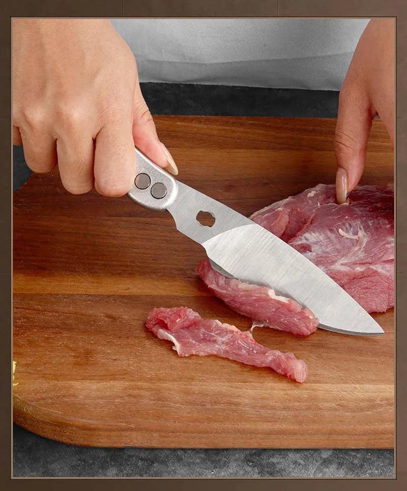 Tesoura Shark MultiCorte Cutelaria de Alto Padrão™ / Imponência, Precisão e Facilidade na Cozinha!