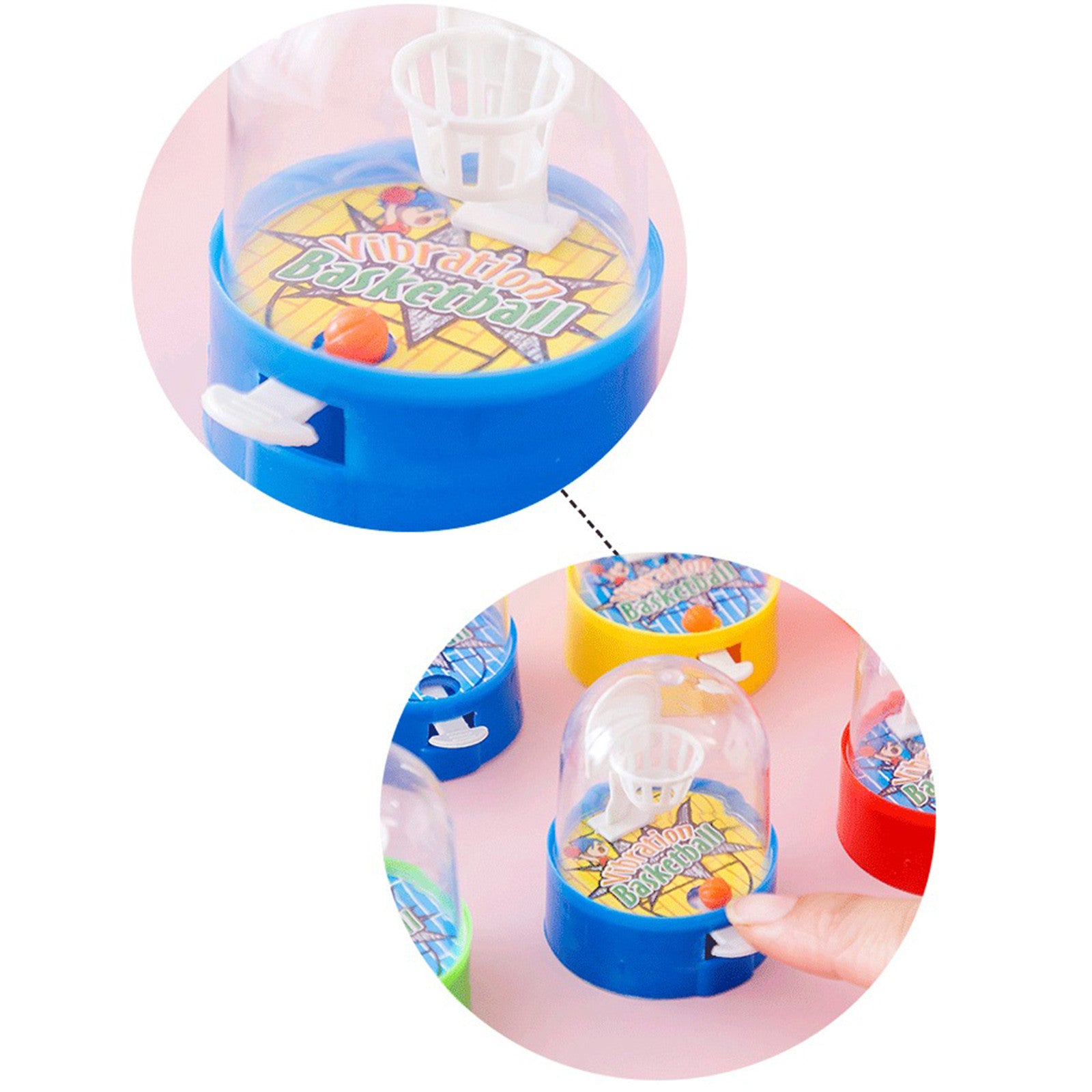 Zatylira Kids Mini Shooting Toys Handheld Palm Toy Mini Finger Basketball Shooting Game Desktop Table Basketball Game Toys Gift