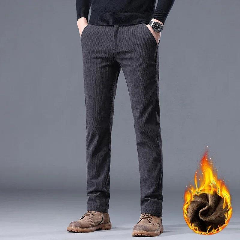 Calça Masculina Sanford™ com Interior em Veludo / A Escolha Perfeita para Manter-se Confortável e Aquecido!