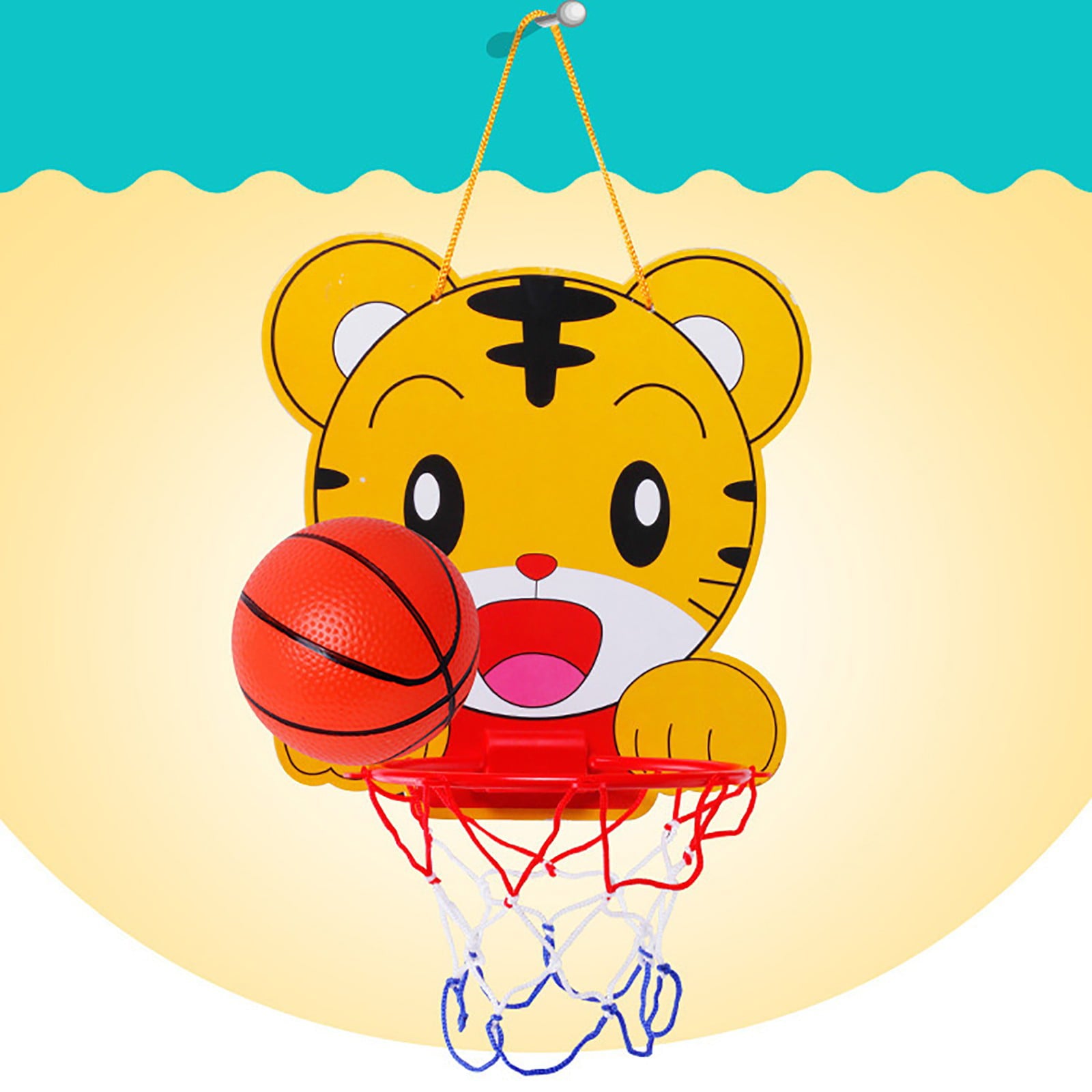 Fridja Kids Toy Basketball Hoop Board Plastic Hoop Set With Indoor Hanging Hoops Game