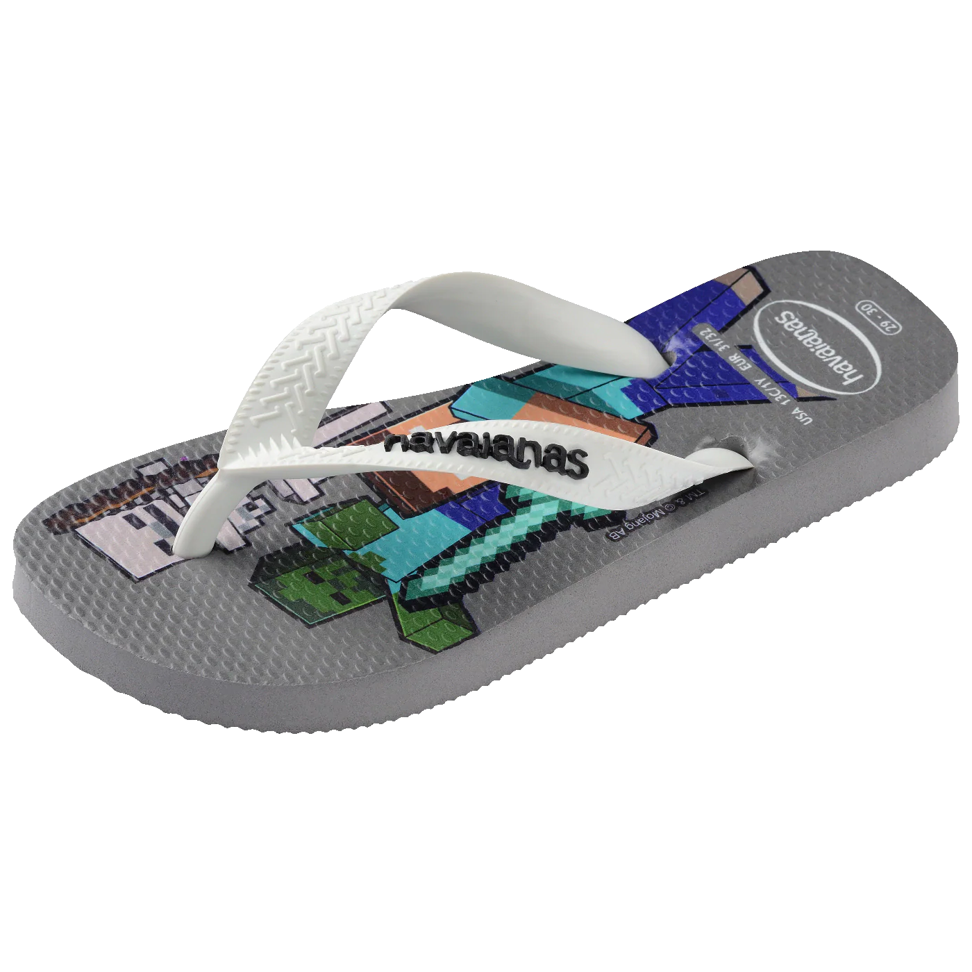 Chinelo Havaianas Infantil Minecraft