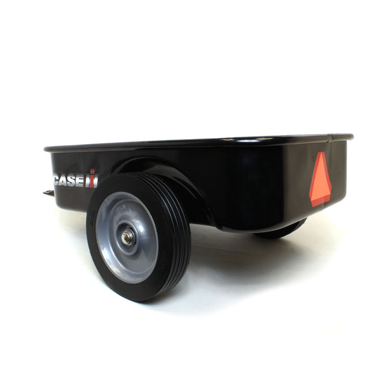 ERTL Case IH Black Pedal Trailer with SMV Decal 12994-CaseIH