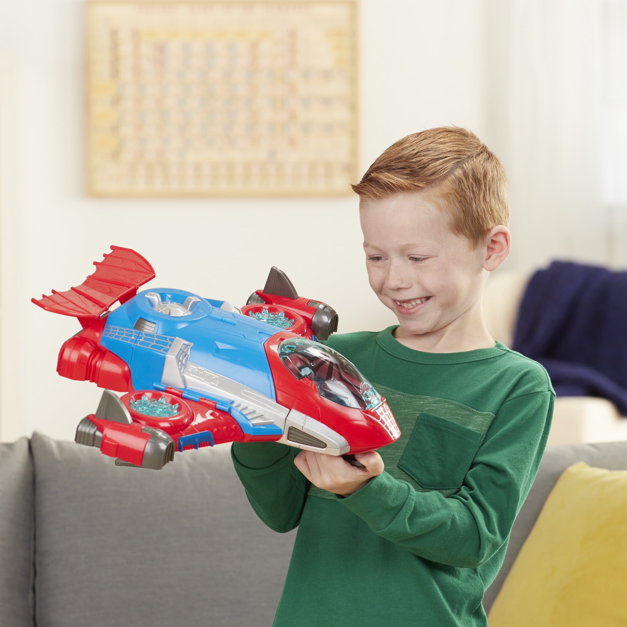 Playskool Heroes Marvel Super Hero Adventures Spider-Man Jetquarters， Ages 3+