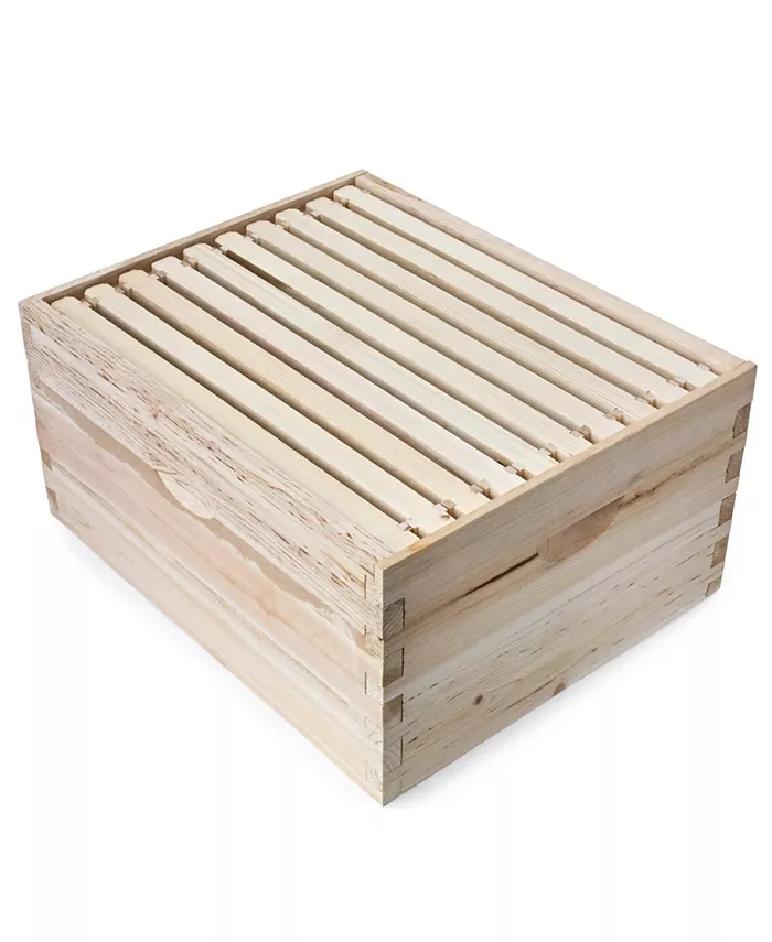 Honey Keeper 10 Frame Super Box with Frames for Langstroth Beekeeping- Honey Keeper