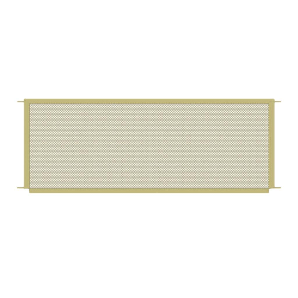 Folding Pet Extra Wide Dog Gate for The House， Doorway， Stairs， Freestanding Foldable Wire ， Set of Support Feet - Beige， 180x72cm