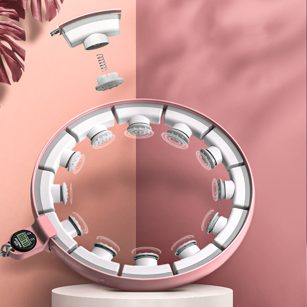 Weight Loss Hoop Non Dropping Exercise Massage Hoop Abdomen Equipment with Ball