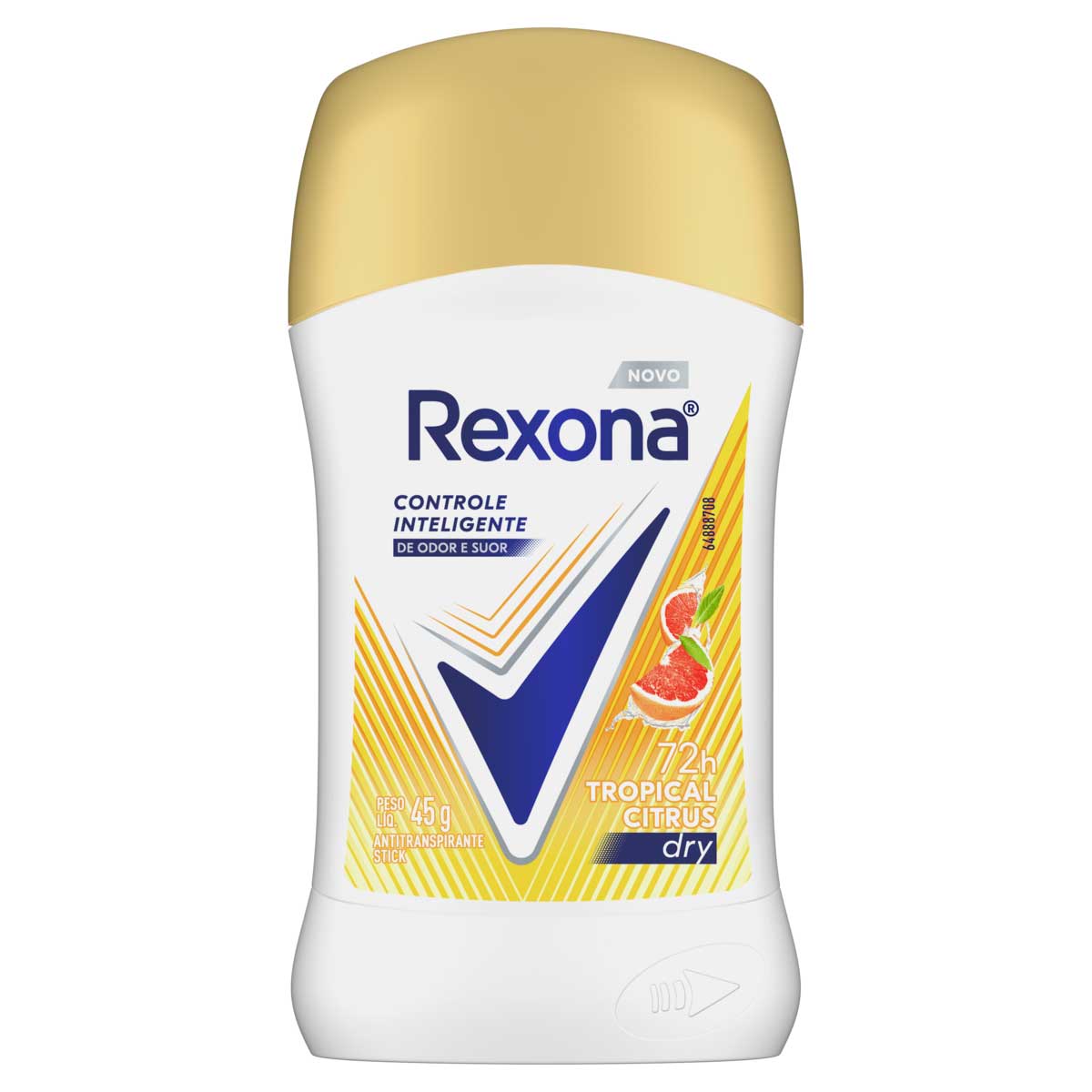 Antitranspirante Stick Tropical Citrus Rexona Dry 45g