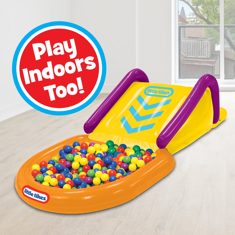 Little Tikes Lt Splash and Slide Pool Ball Pit， Toddlers Preschool， Indoor Outdoor