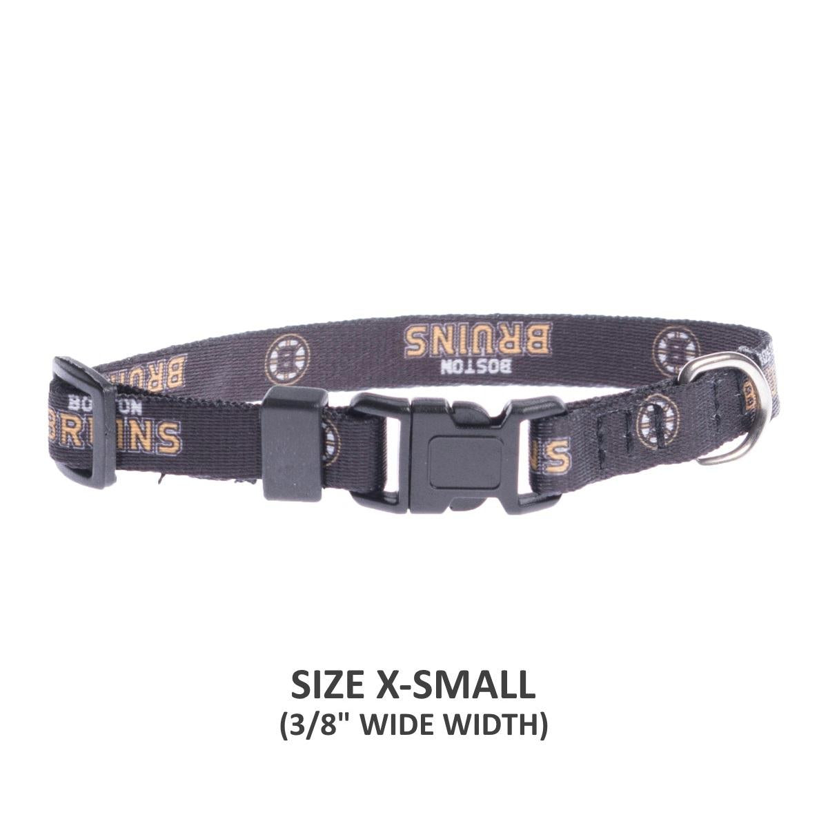 Boston Bruins Pet Nylon Collar - XS