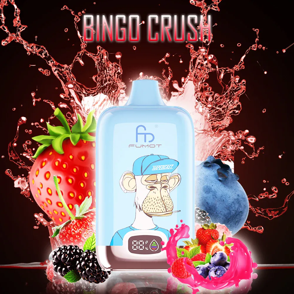 ⭐Fumot Tornado Digital Box 12000 Puffs -50+ Flavour Choices 🍇🍉🍋