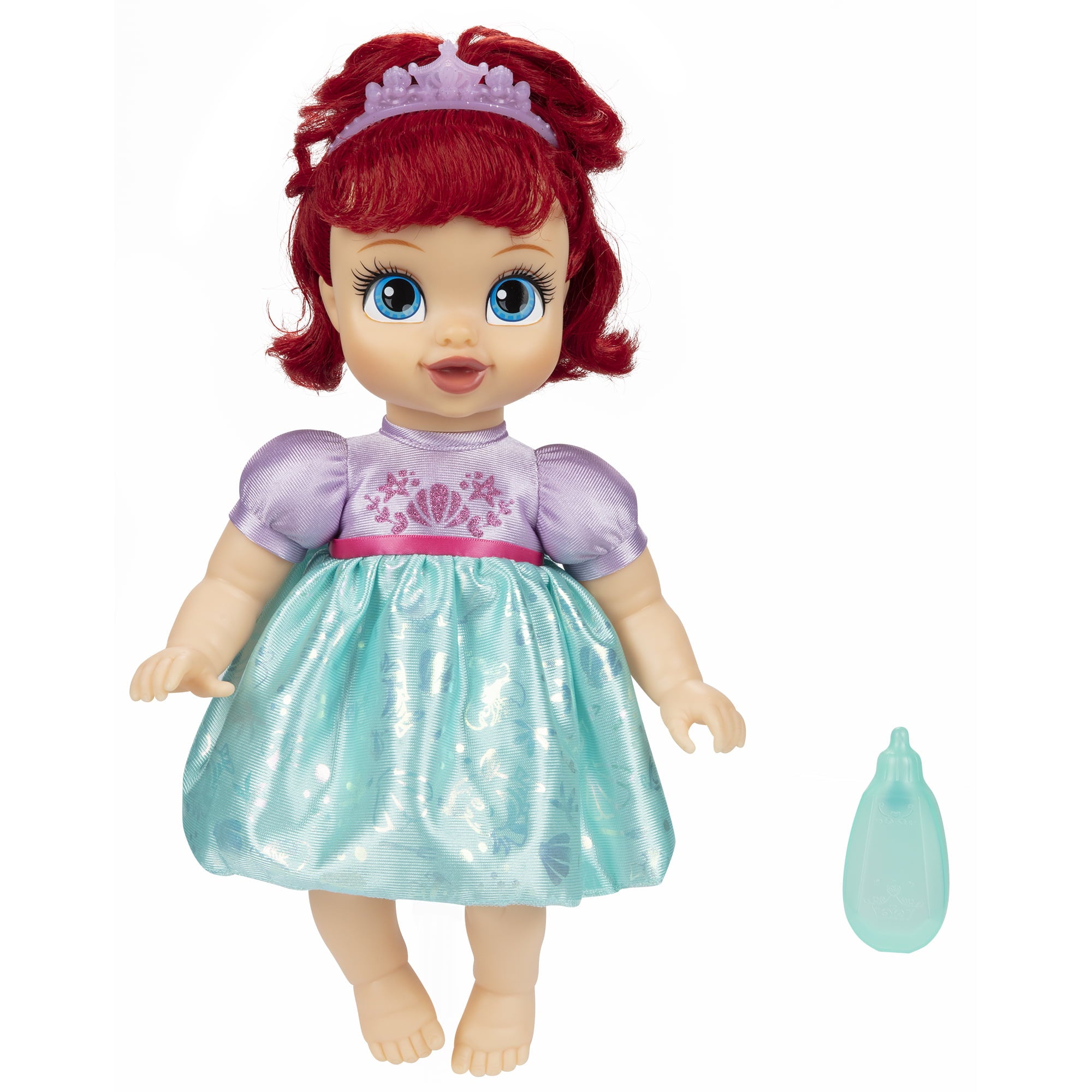 Disney Princess Deluxe Ariel Baby Doll Includes Tiara and Bottle, for Children Ages 2+