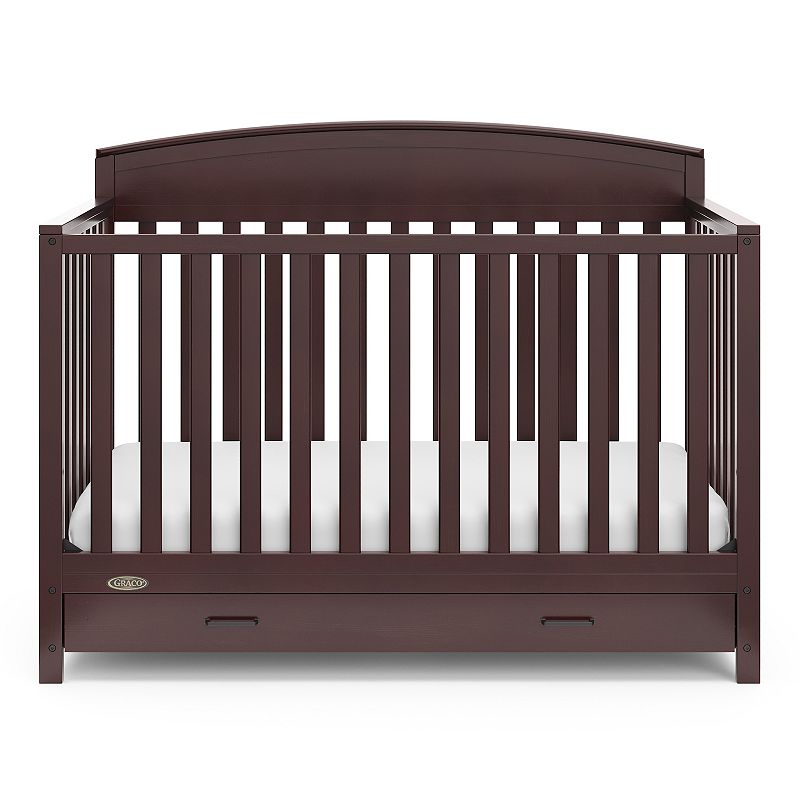 Graco Benton 5-in-1 Convertible Crib with Drawer - Espresso