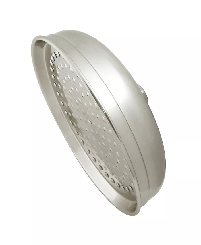 Kingston Brass Victorian 10-Inch OD Raindrop with 127 Water Channels in Brushed Nickel
