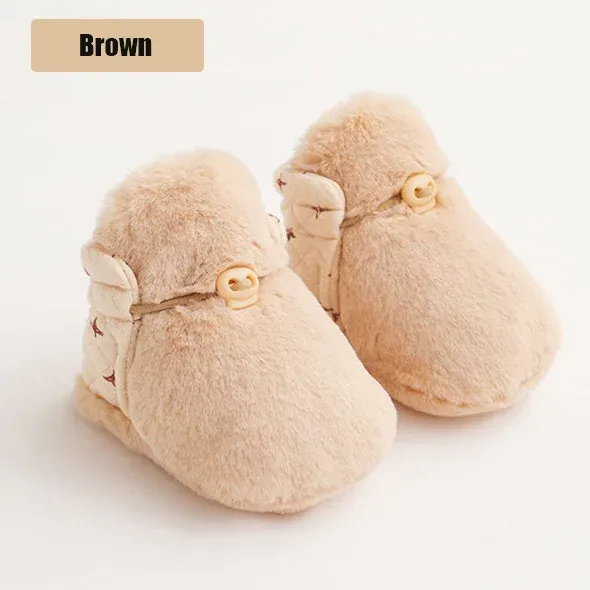 🔥BIG SALE - 49% OFF🔥🔥Baby Cartoon Plush Cotton Toddler Shoes