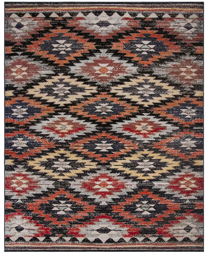 Safavieh Montage Rust and Multi 9' x 12' Outdoor Area Rug