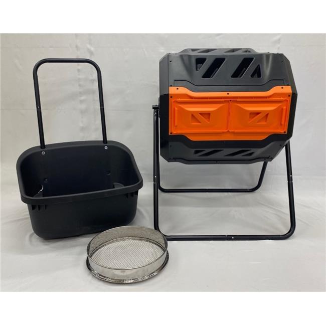 Genesis, MAZE, RSI   GEN-C42-CS   Genesis 42 Gallon Composter with Cart, Sifter