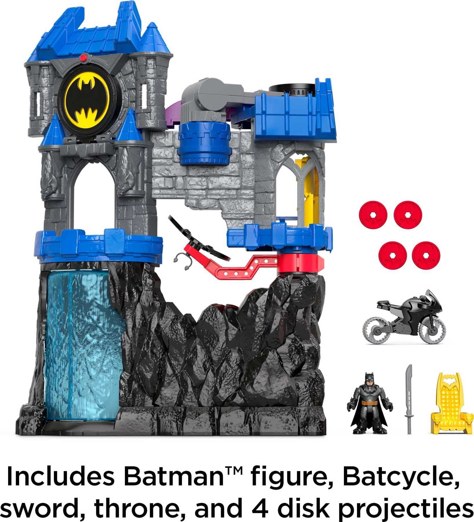 Imaginext DC Super Friends Wayne Manor Batcave Playset with Batman Figure and Accessories