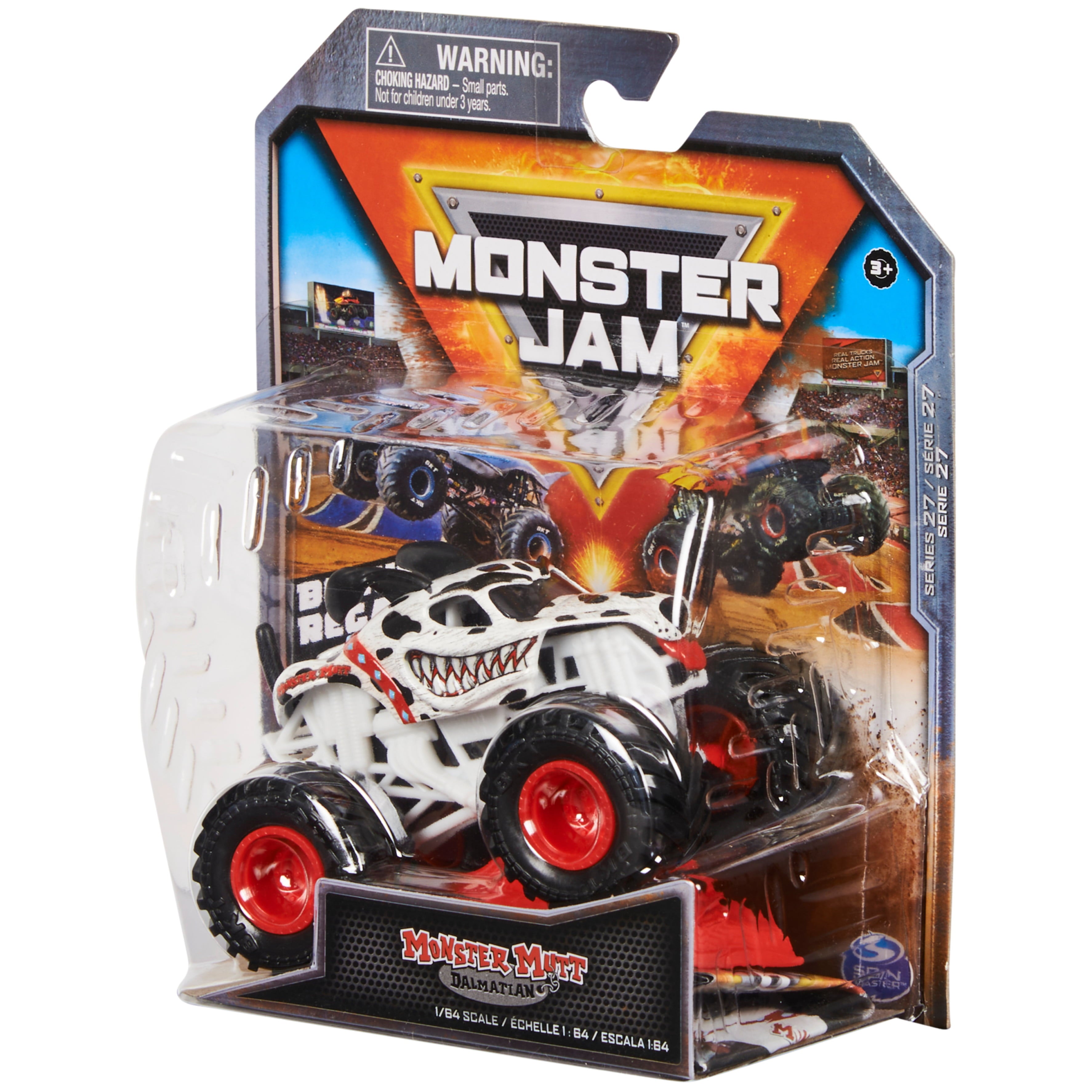 Monster Jam Monster Mutt Dalmatian (Ruff Crowd Series) - 1:64 Scale