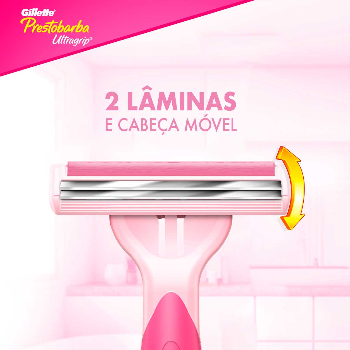 Aparelho de Depilar Gillette Prestobarba Ultragrip2 2 Unidades