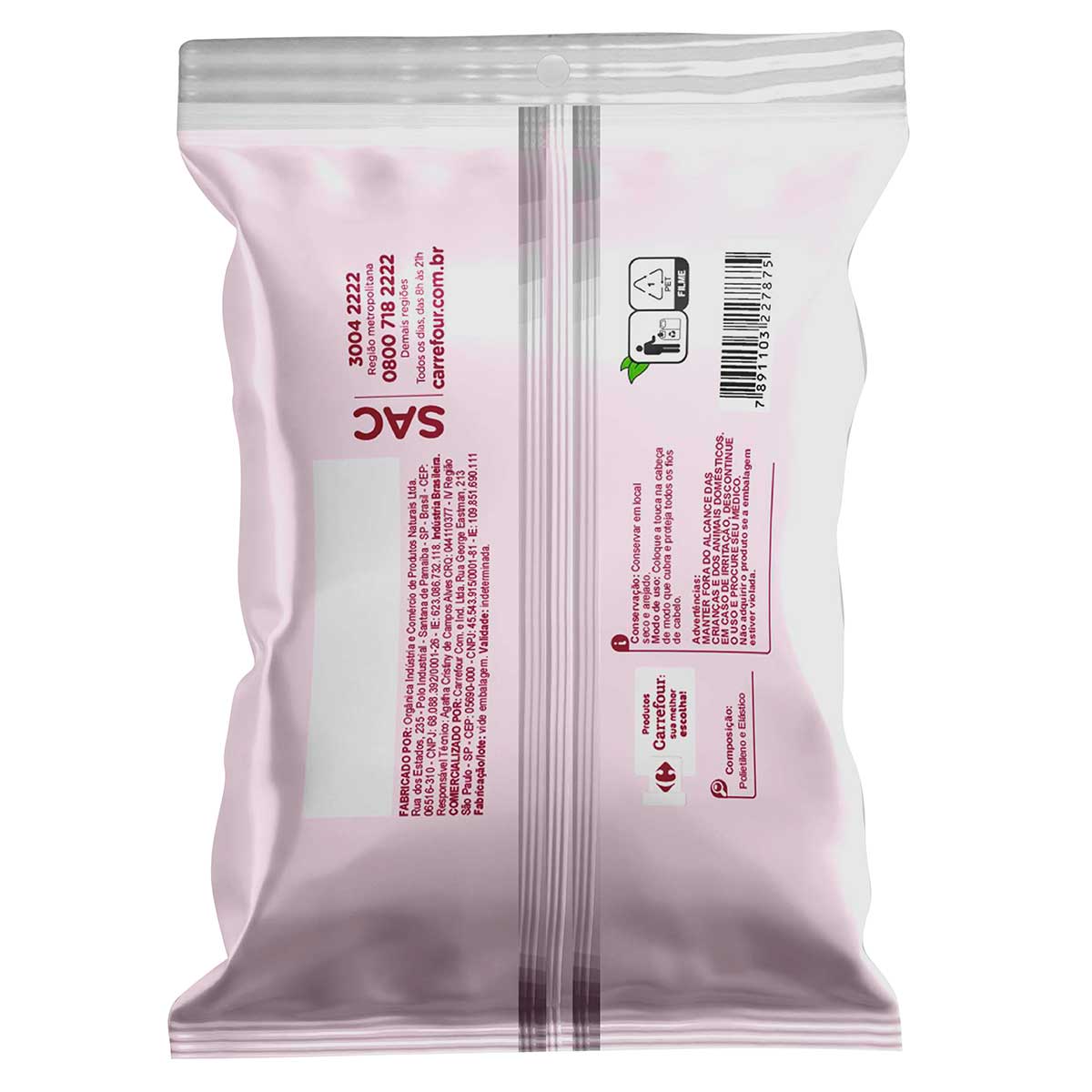 Touca de Banho Cores Sortidas Tamanho Unico Carrefour Soft 3 Unidades