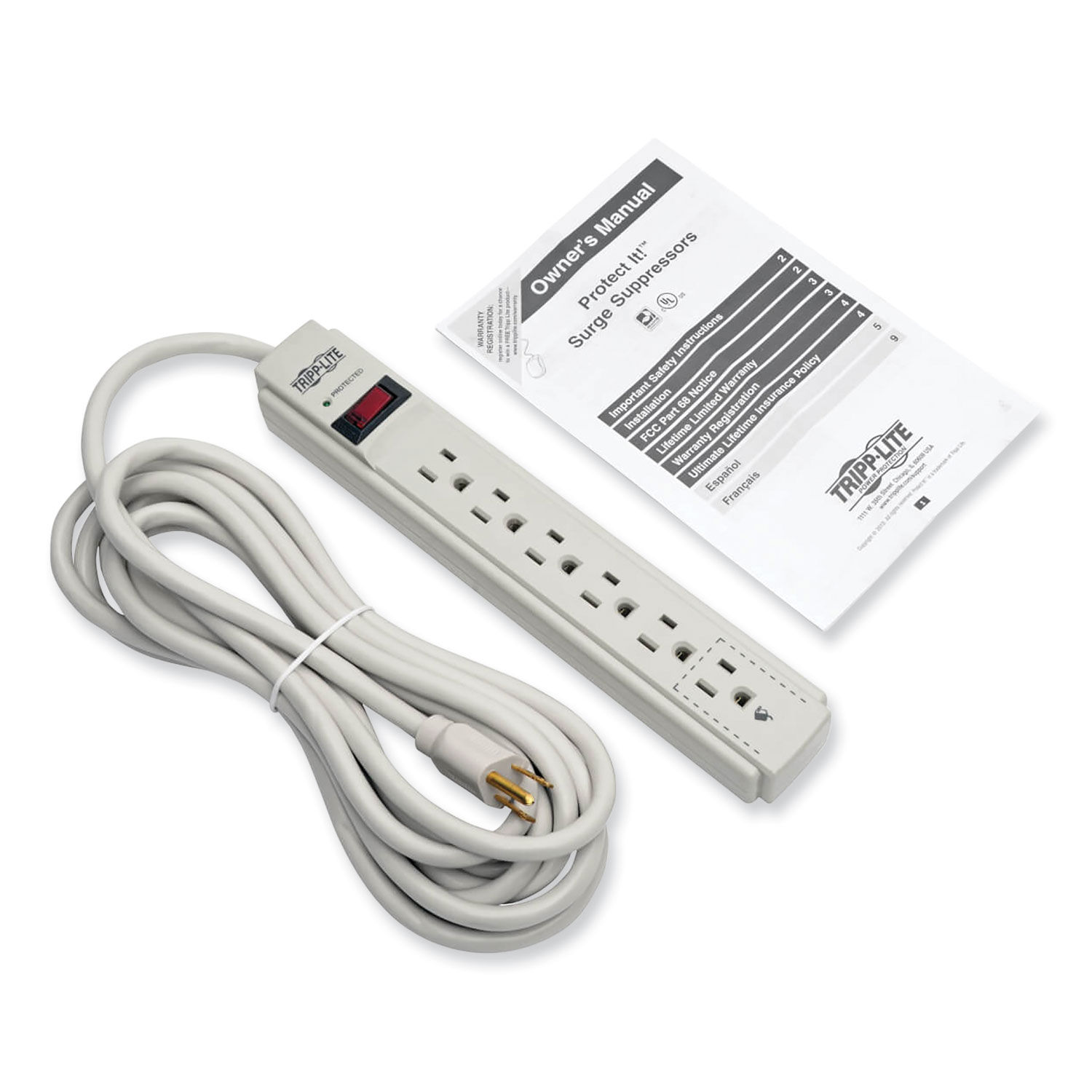 Protect It! Surge Protector by Tripp Lite TRPTLP615