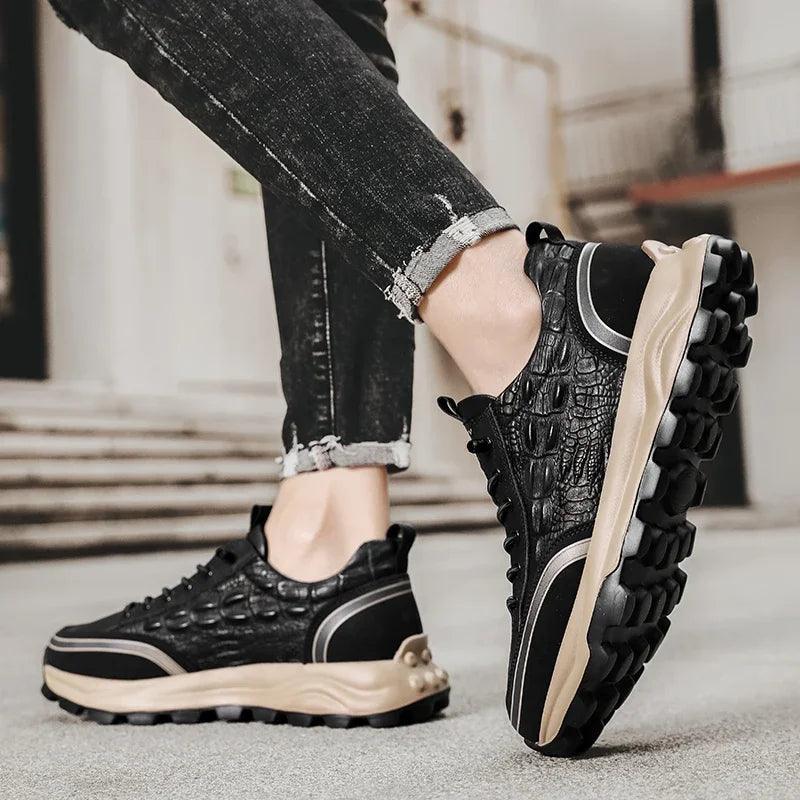 Tênis Sport Crocodille Explorer™: Design Imponente com Solado que Absorve Impacto!