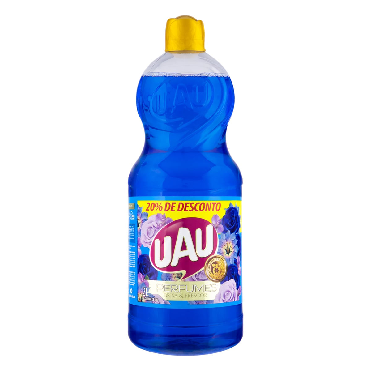 Limpador Perfumado Brisa & Frescor Uau Perfumes Frasco 2l Gratis 20% de Desconto