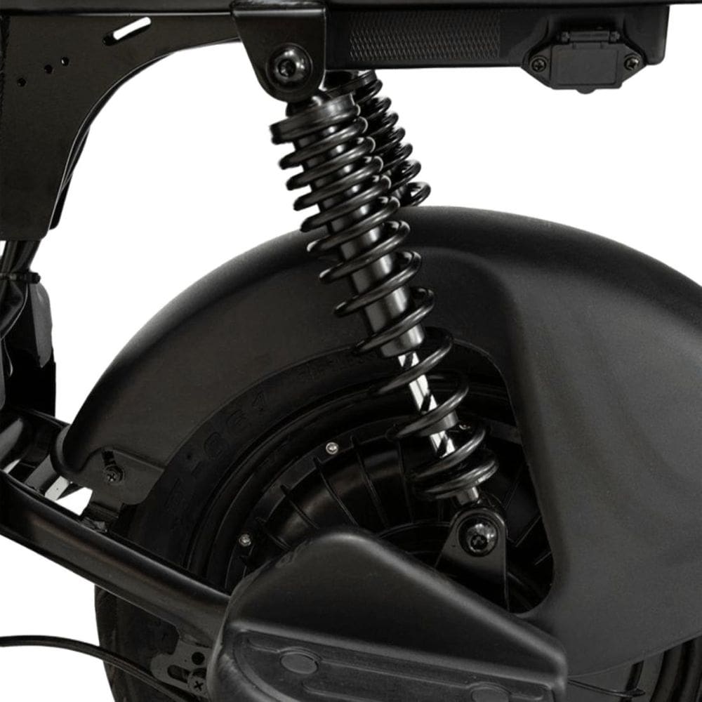 Bicicleta Elétrica Scooter com Alarme 500W 48V Bee Preta Duos