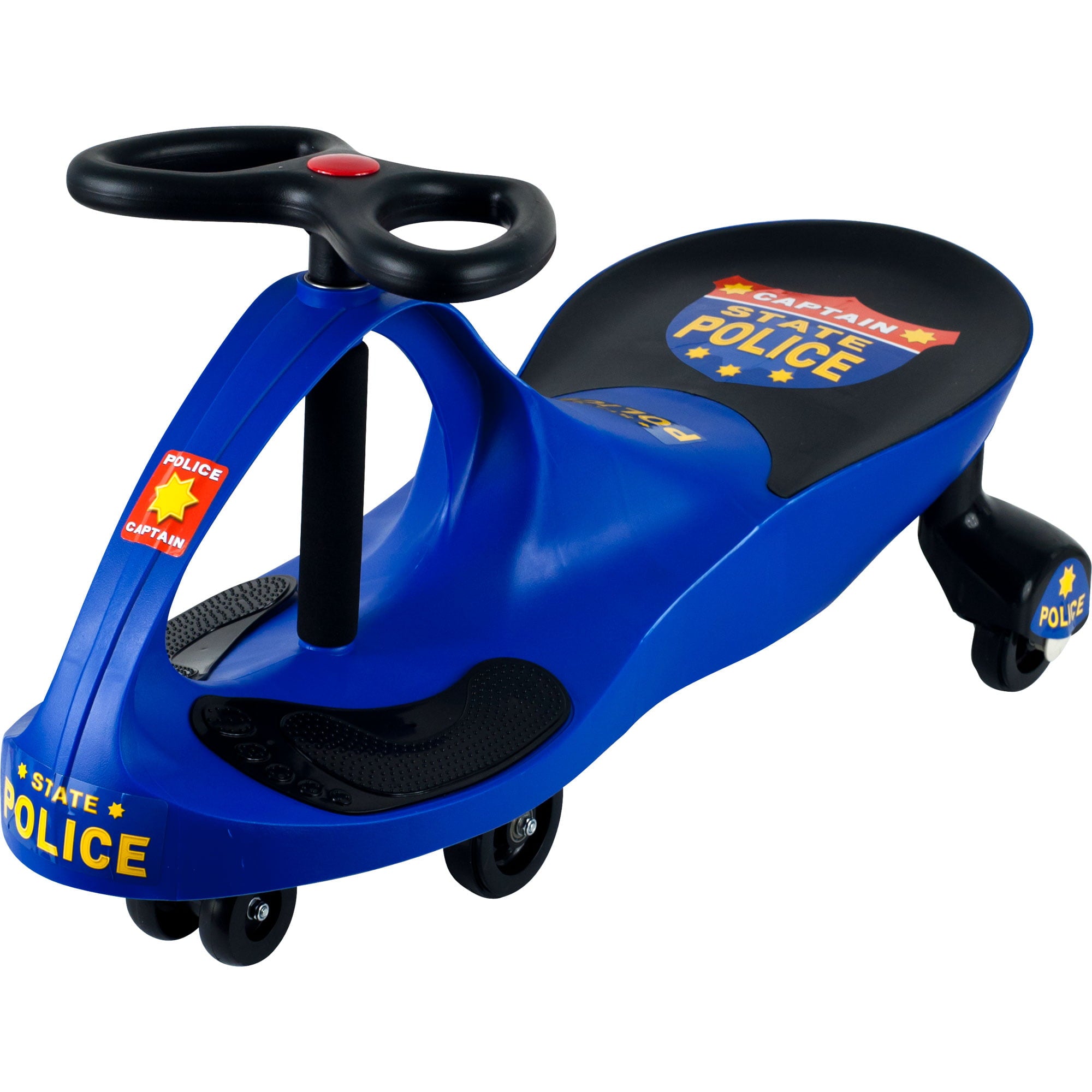 Lil Rider Wiggle Car Ride on Toy with No Batteries or Pedals， Blue