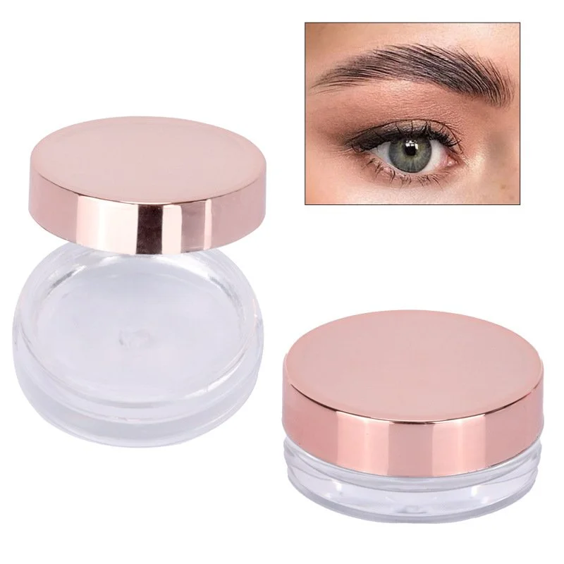Custom Round Packging Eyebrow Soap Kit Brow Wax