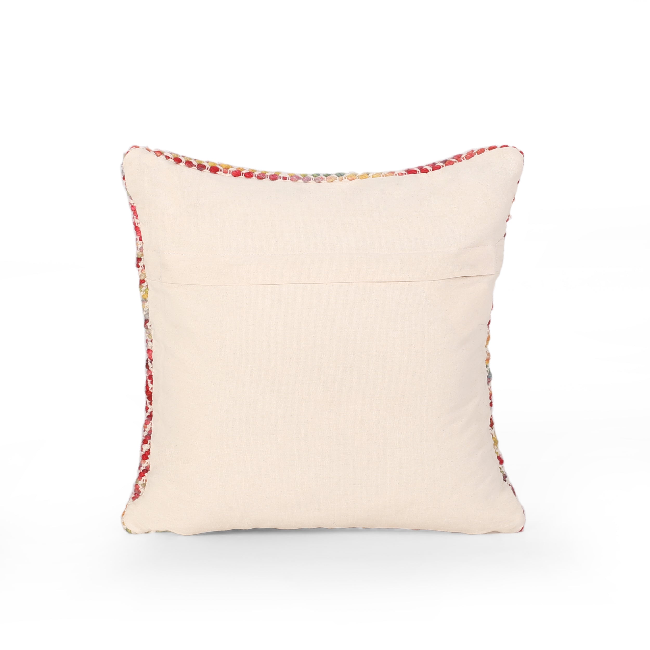 Indee Boho Cotton and Wool Pillow Cover