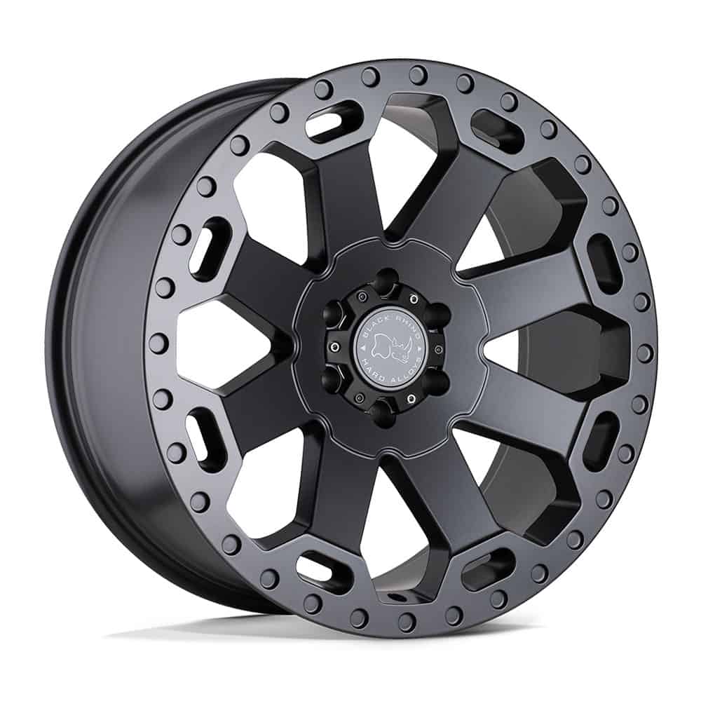 Black Rhino BLWAR 18X9 6X5.5 M-GNMTL 12MM
