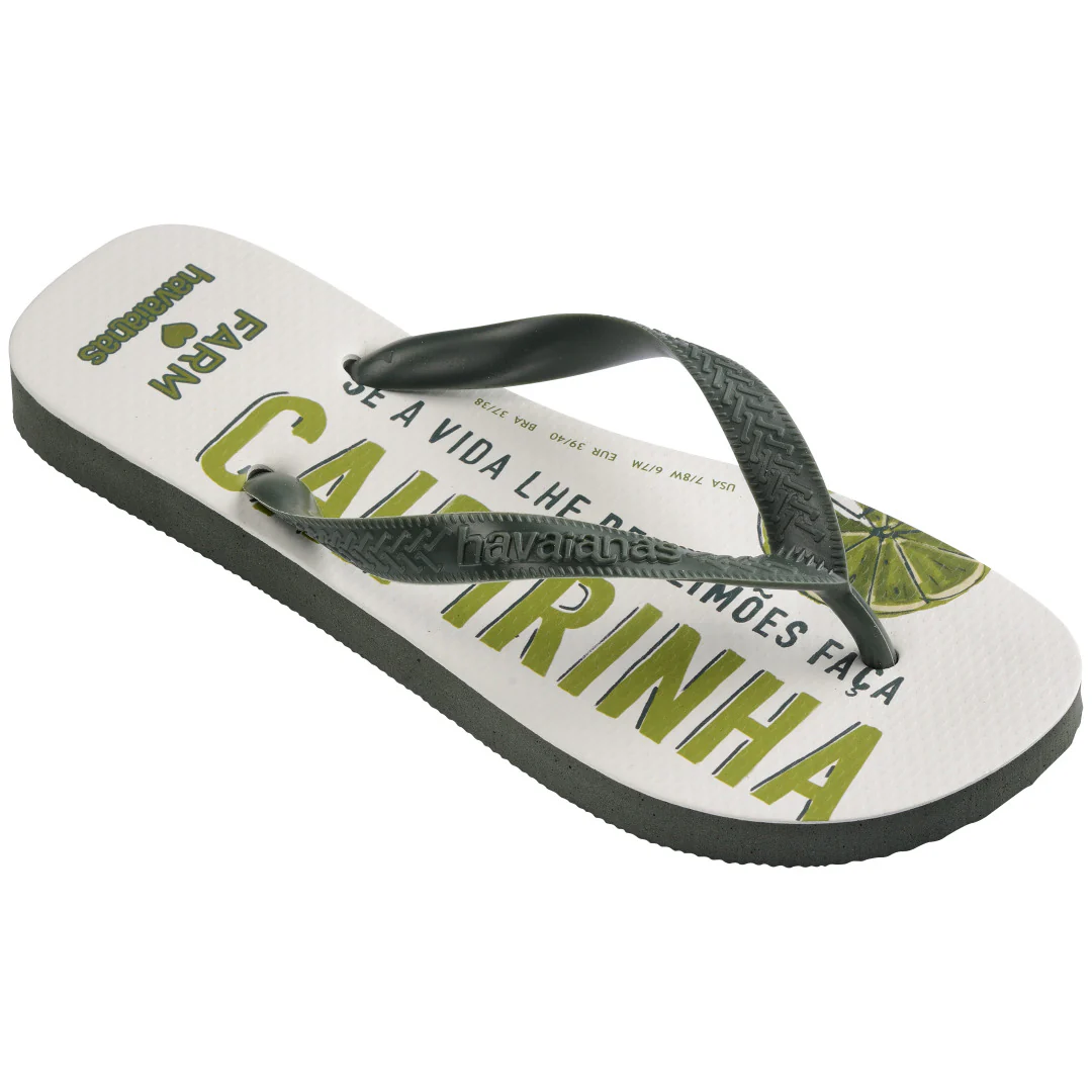 Chinelo Havaianas Farm Caipirinha