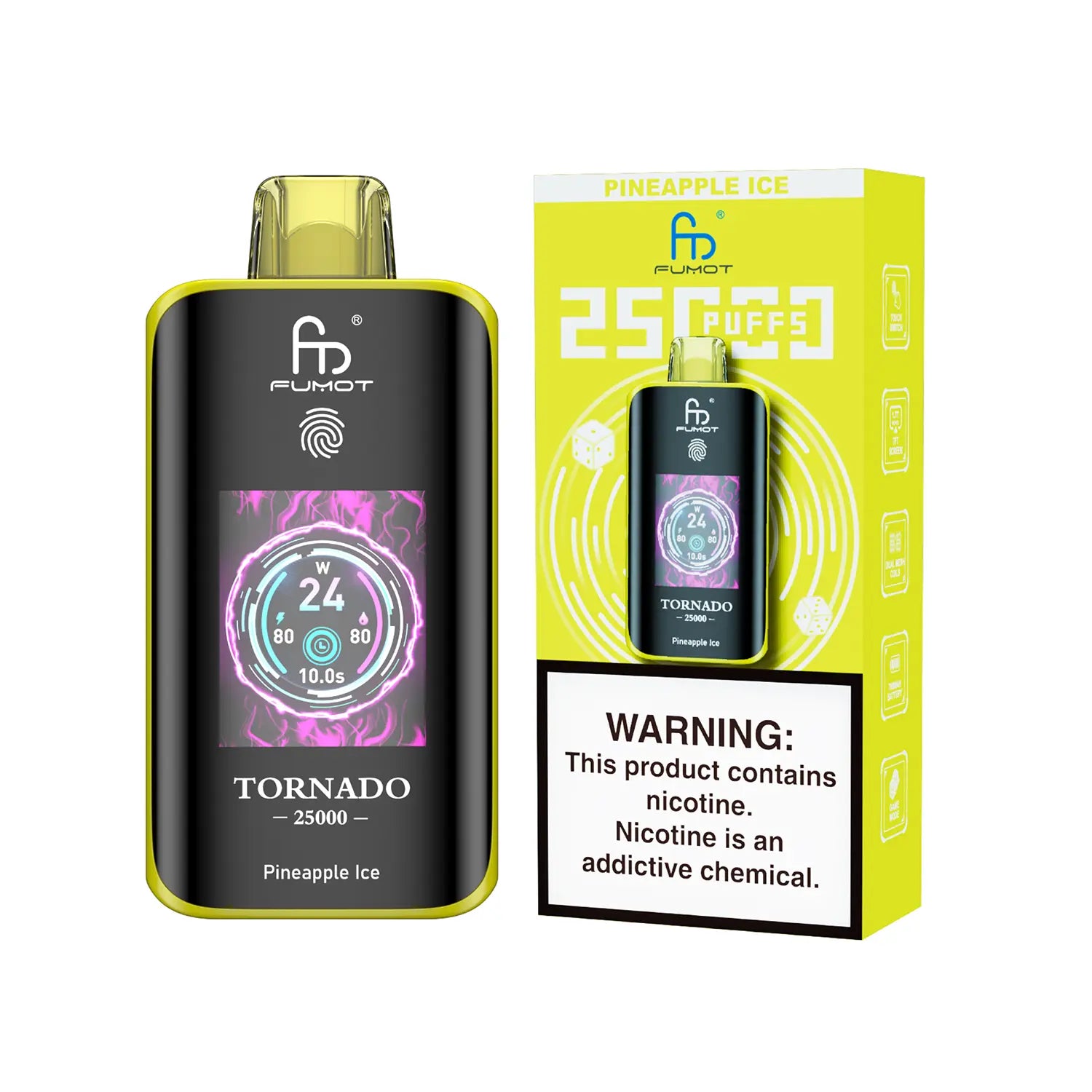 Fumot Tornado Vape 25000 - Pineapple Ice