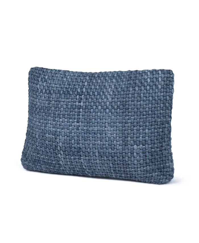 Anaya Home Indigo Luxe Lumbar Down Pillow