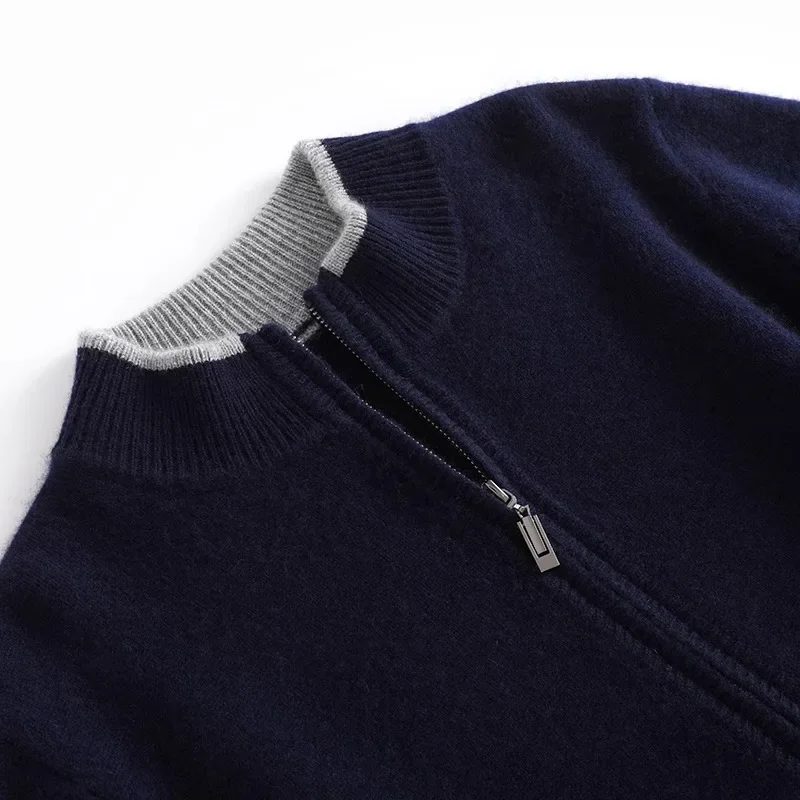 Jaqueta Milano Blend™ em Malha de Algodão com Toque de Lã / Sofisticação Atemporal para Homens de Estilo!