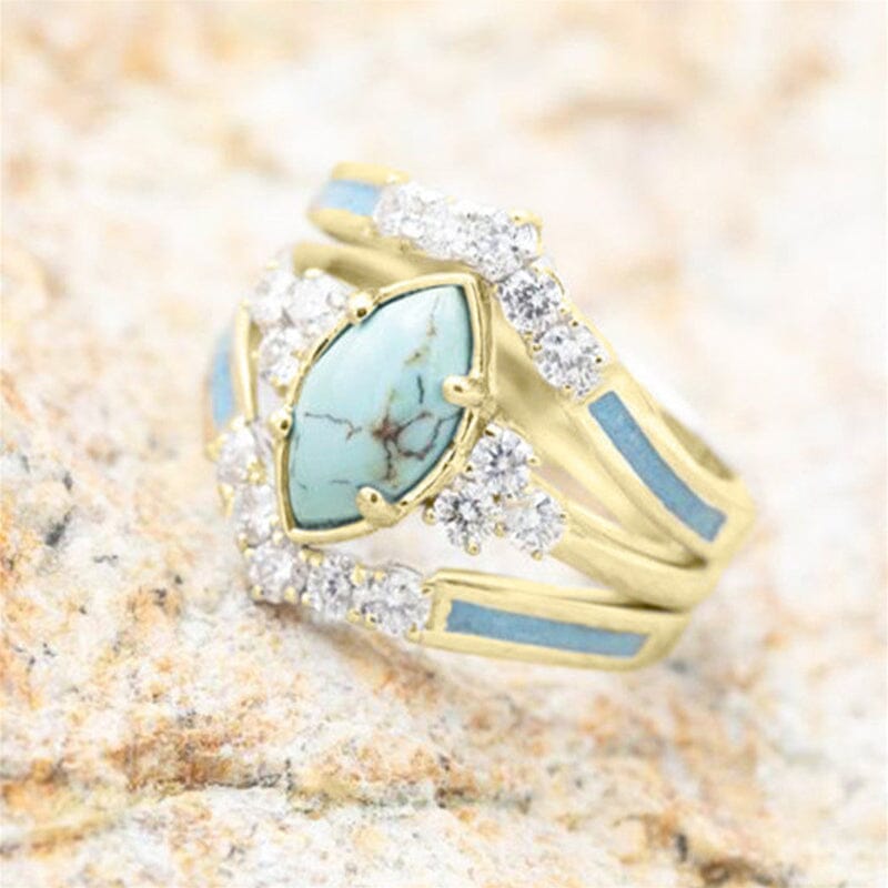 Shiny Turquoise Ring