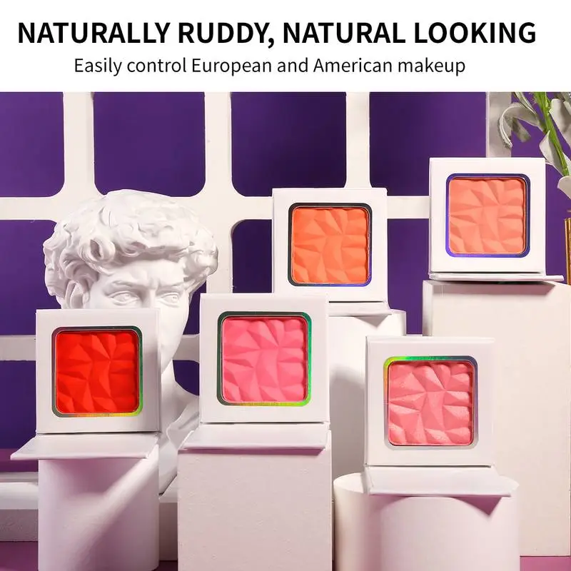 Private Label No Logo Diamond Single Blush Palette