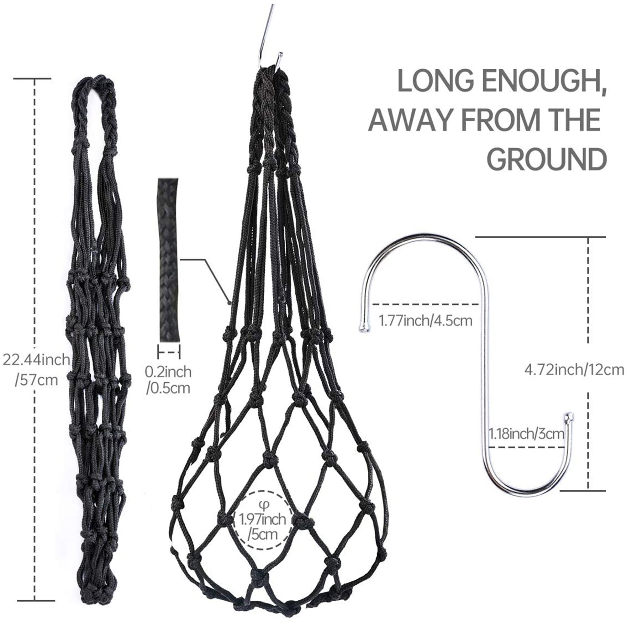 Chicken Vegetable String Bag Poultry Fruit Holder Chicken Cabbage Feeder Treat Feeding Tool with Hook for Hens Chicken Coop Toy for Hen Goose Duck