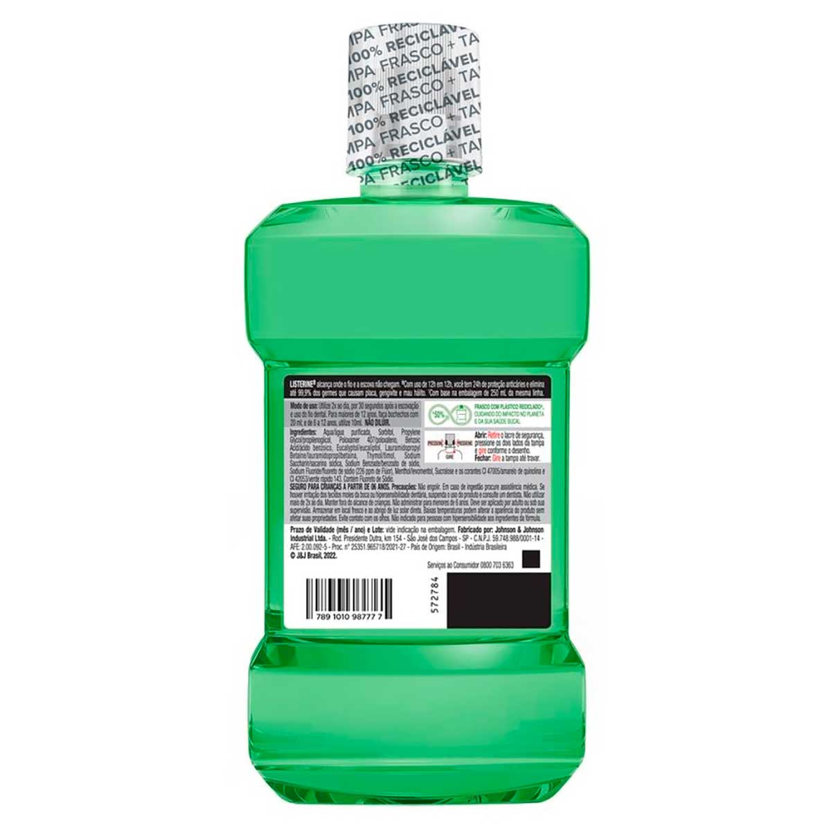 Enxaguante Bucal Listerine Anticaries 500ml