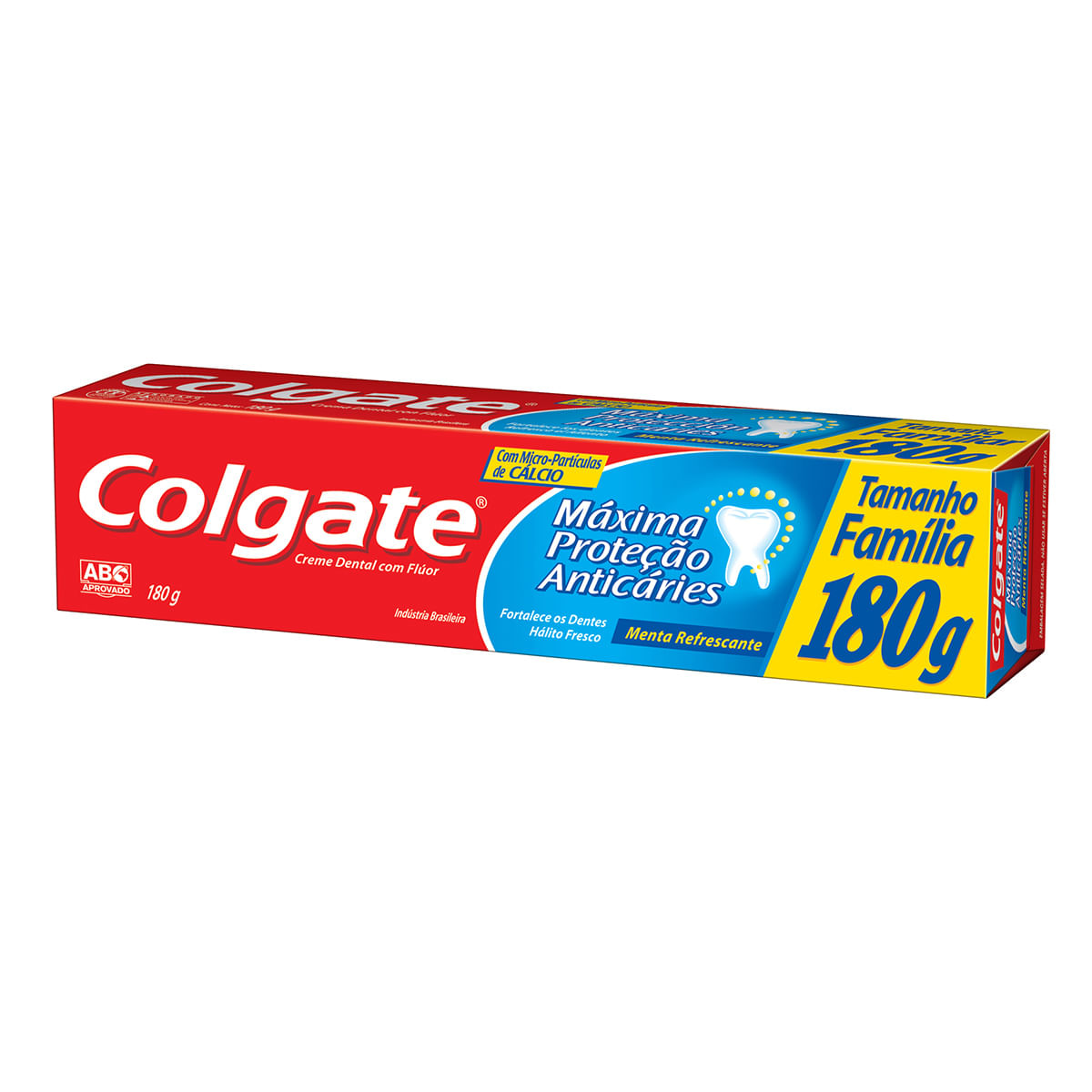 Creme Dental Colgate Maxima Protecao Anticaries Menta Refrescante 180g