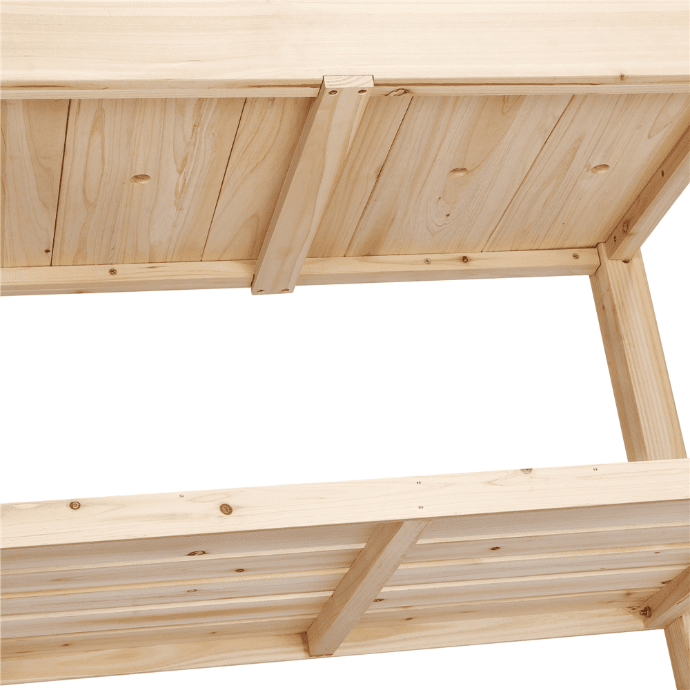 Yaheetech Wooden Raised Garden Bed Elevated Planter Box with Legs for Indoor/Outdoor
