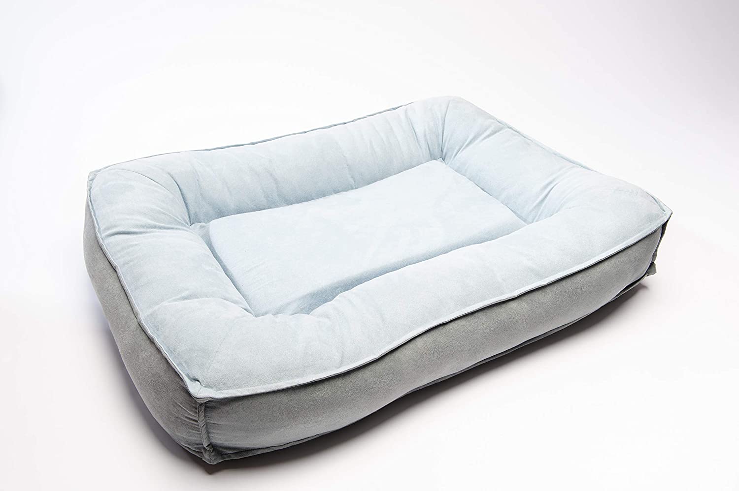 Large Comfy Classic Orthopedic Dog Bed with Ultra Soft Bolster and Memory Foam