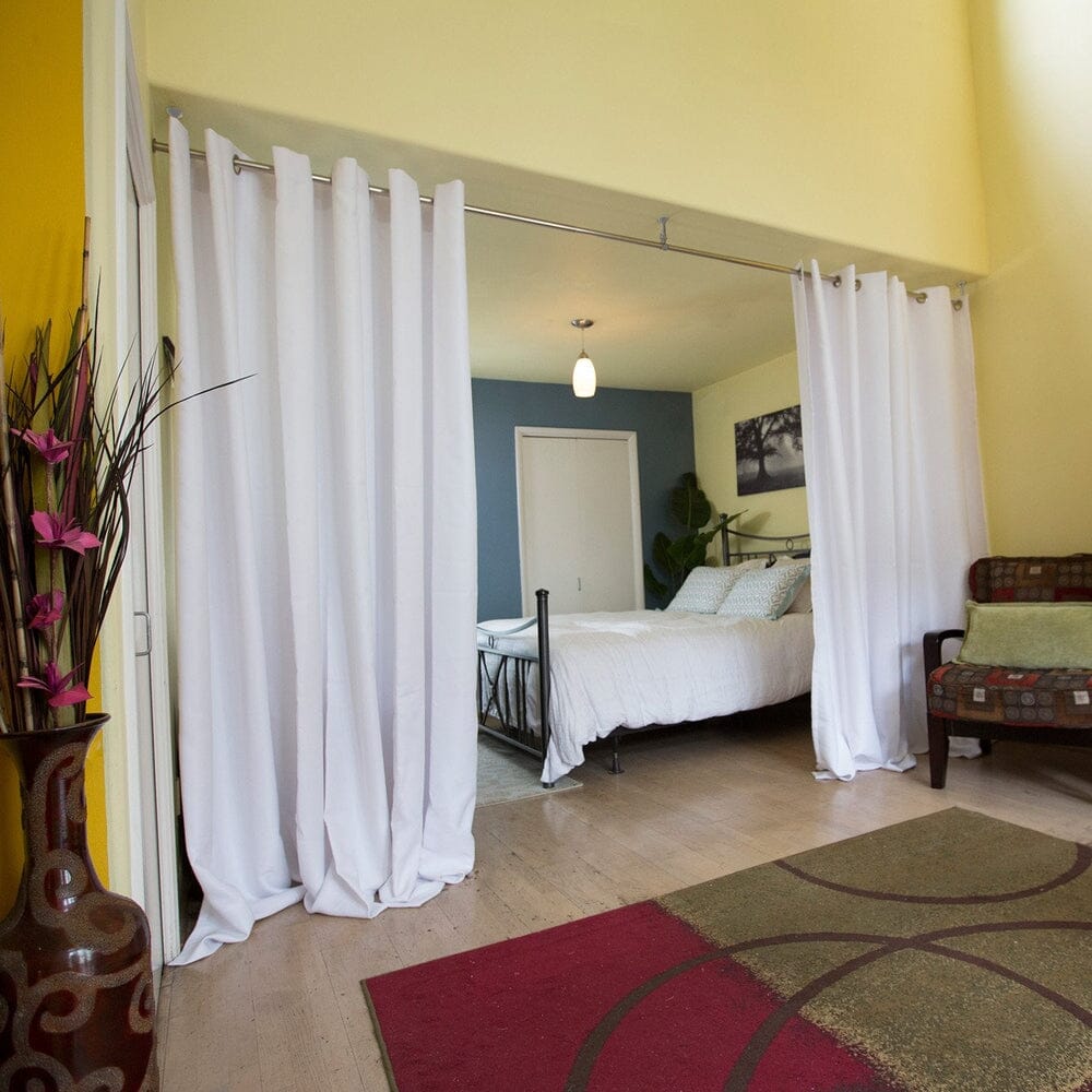 Hanging Room Divider Kit - Large A, 8ft Tall X 9ft - 14ft Wide