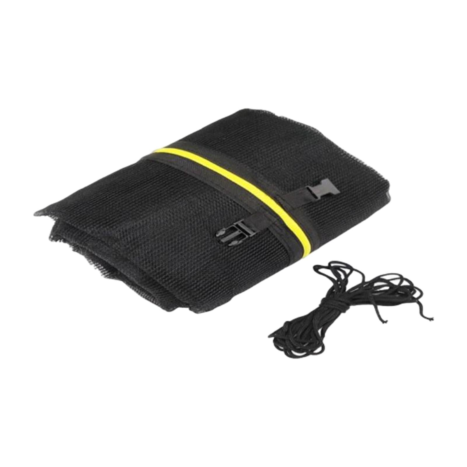 Trampoline Replacement Net Safety Enclosure Net Protection Weather Resistant 12ft 6 poles