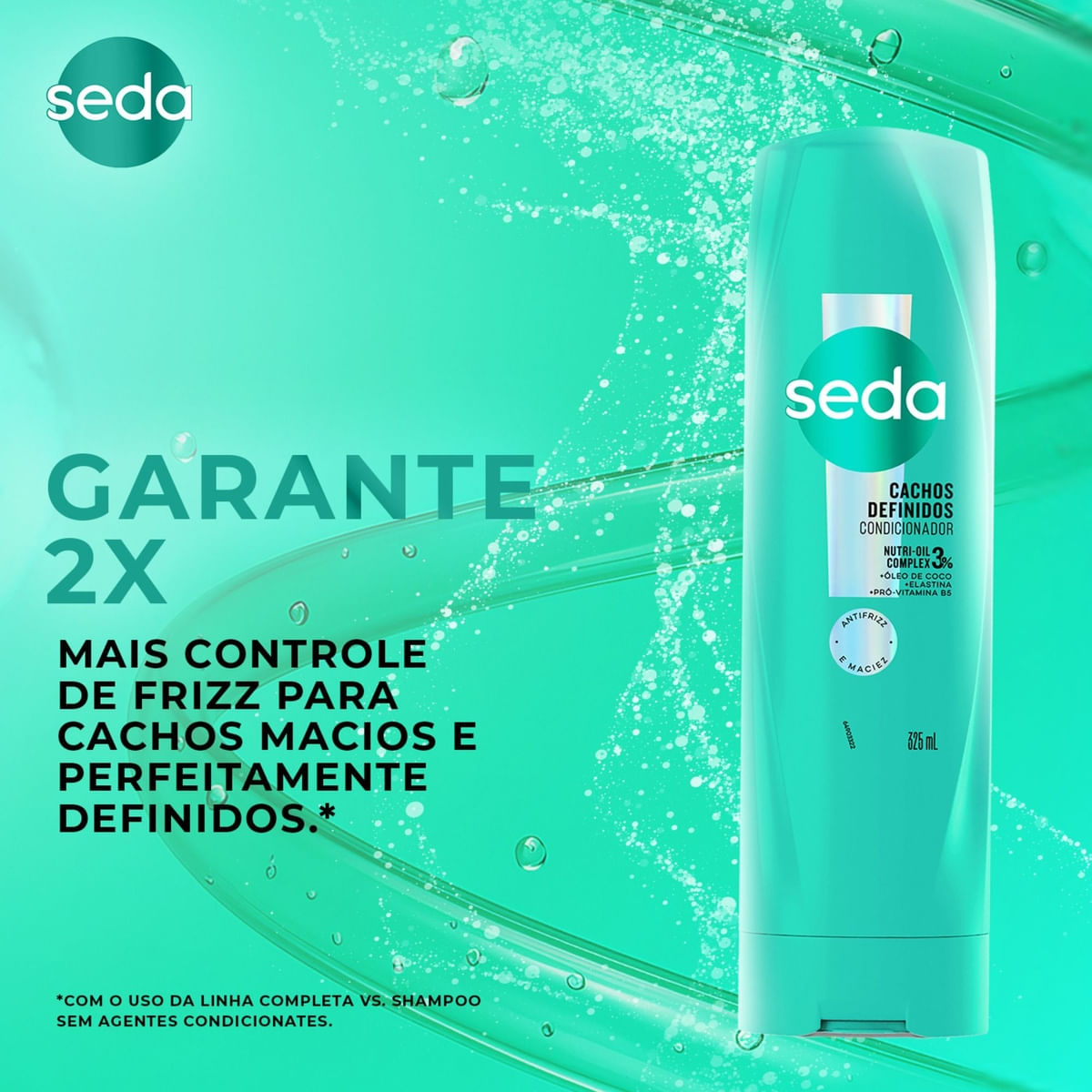 Condicionador Seda Cocriacoes Cachos Definidos 325ml