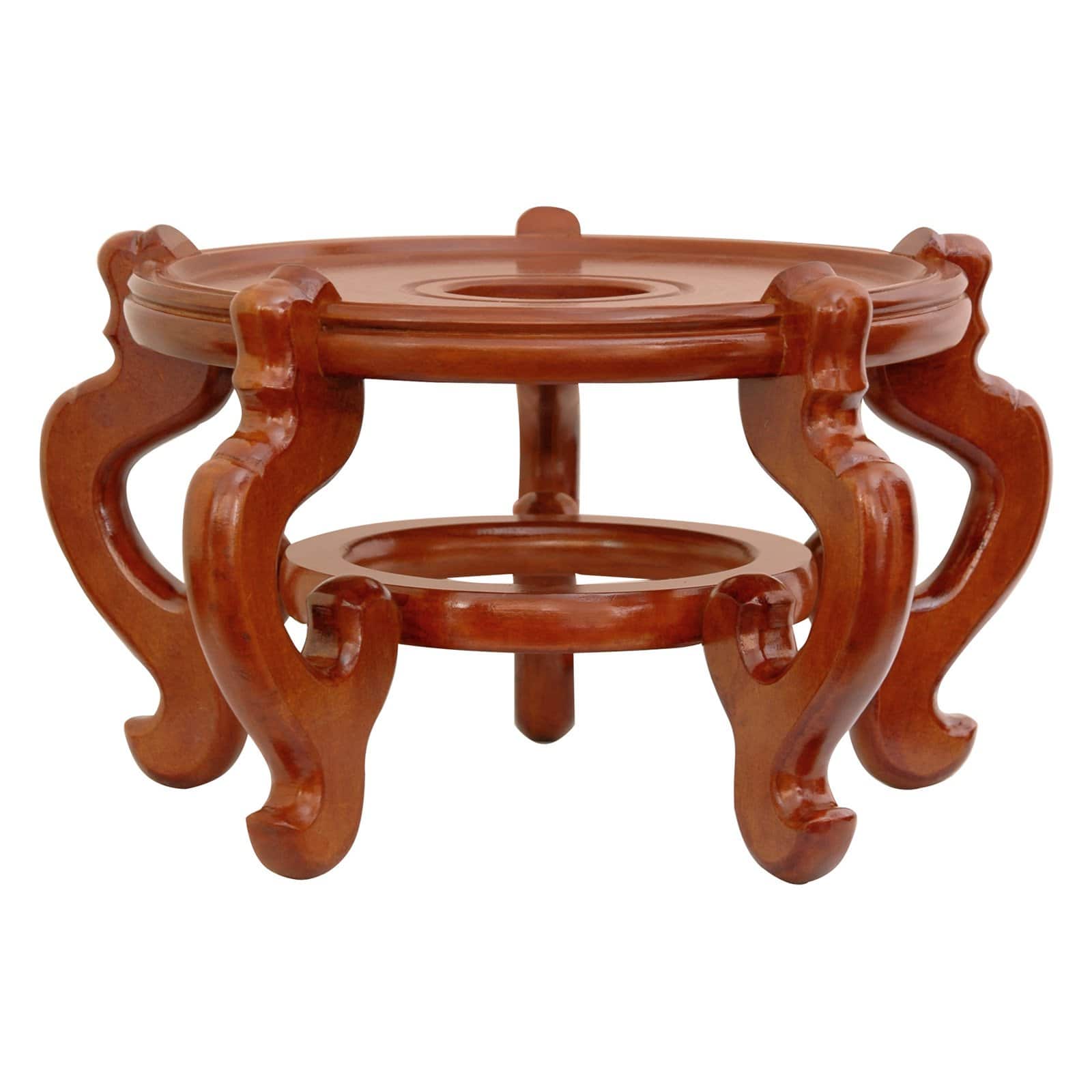 Oriental Furniture Rosewood Fishbowl Stand