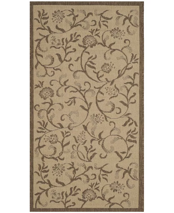 Martha Stewart Collection Swirling Garden MSR4251 Creme 2'7